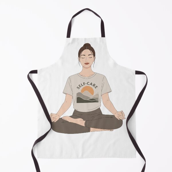 Item preview, Self care girl in lotus position designed and sold by DropRomance.
