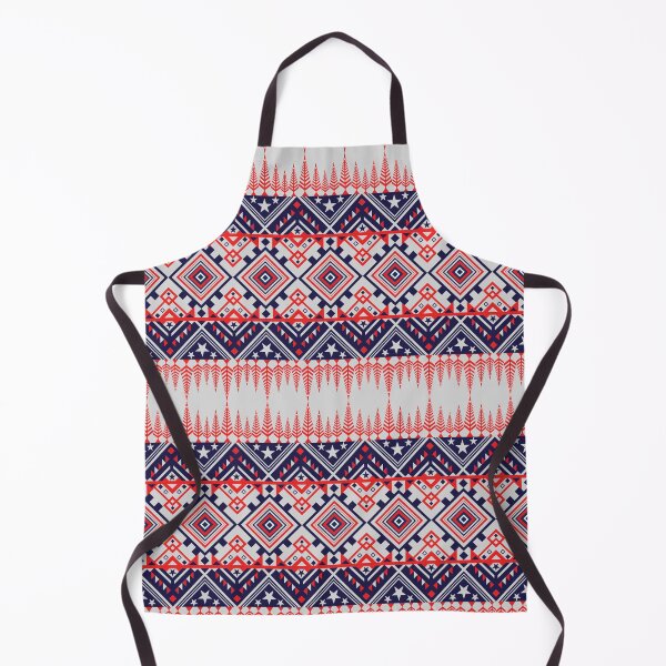 Item preview, Patriotic Geometric Fabric Pattern with Stars and Diamonds designed and sold by DesignByNui.