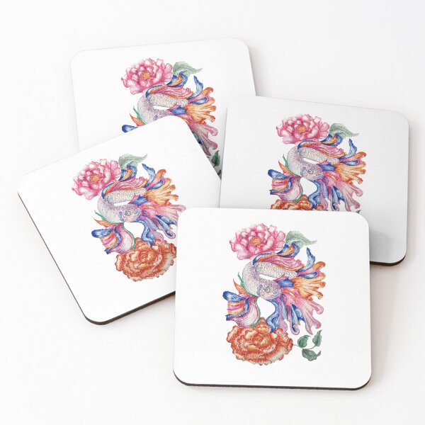 Item preview, Fantasy Betta Fish and Flowers designed and sold by Umami-Kook.