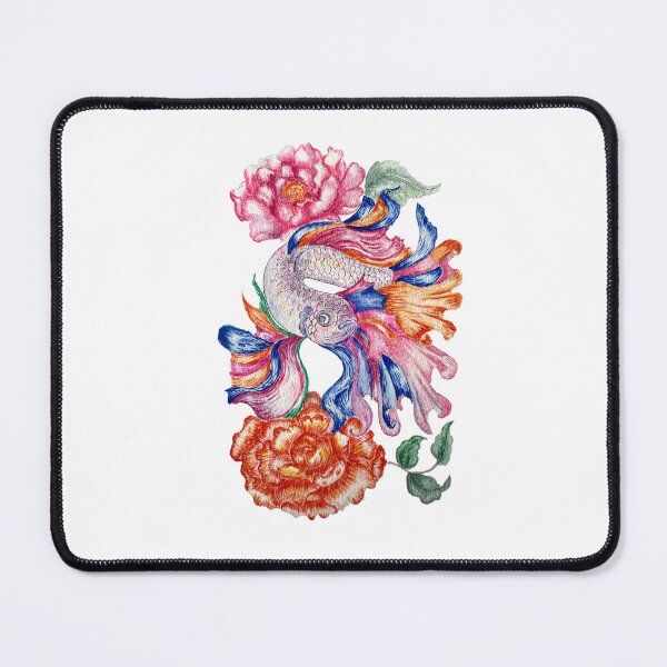 Item preview, Fantasy Betta Fish and Flowers designed and sold by Umami-Kook.