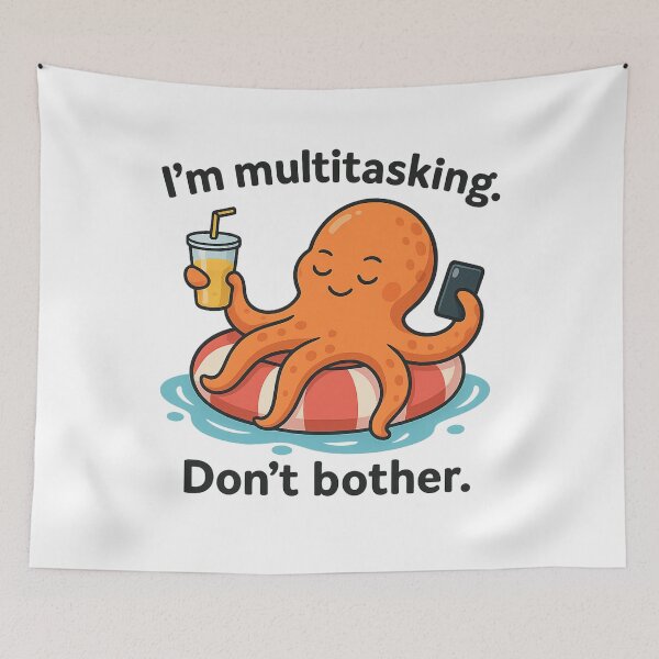 Item preview, Octopus on Floatie designed and sold by Solocomp .