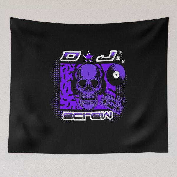 Item preview, DJ Screw Skull Tribute Design designed and sold by OLOstudio.