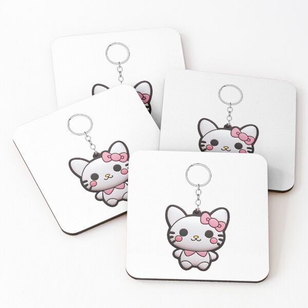 Item preview,   Kawaii Keychain | Cute Pastel Aesthetic | Adorable Cartoon Charms for Cute Lovers designed and sold by May's .