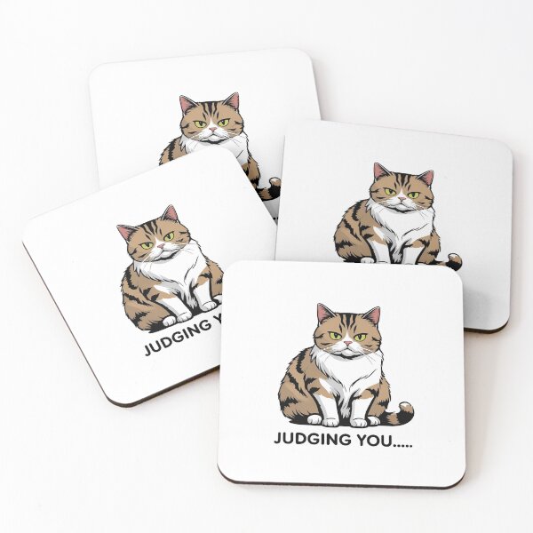 Item preview, Judging You - Funny Grumpy Cat designed and sold by Cat keeper .