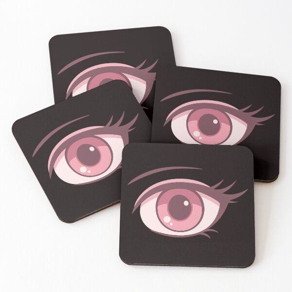 Item preview, Pastel Anime Eye – Soft Pink Expression designed and sold by Tadeusz1.