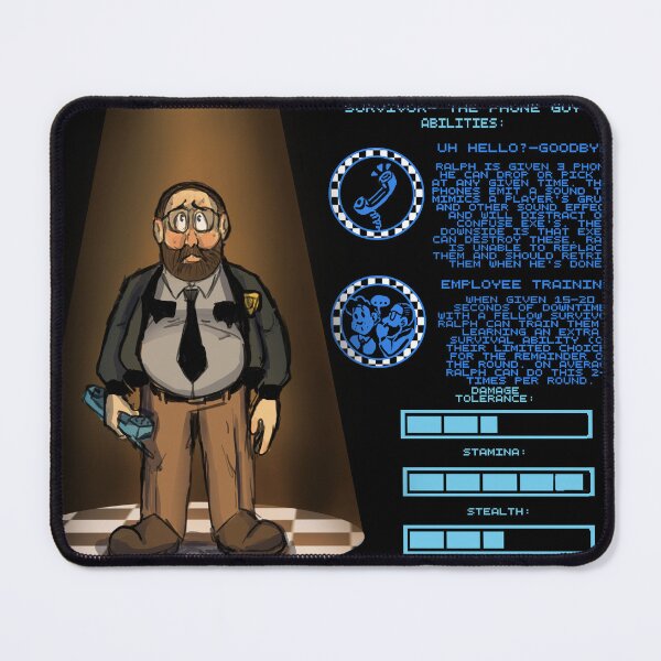 Item preview, Phone Guy FoXy.exe Character Survivor Sheet designed and sold by henwardhyckle.