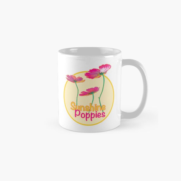 Item preview, Sunshine Poppies (with text and circle sun) designed and sold by Heuly Horton.