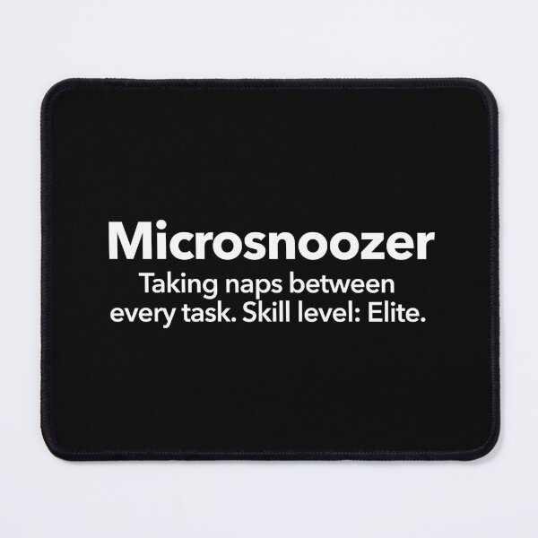 Item preview, Microsnoozer designed and sold by Textitude.