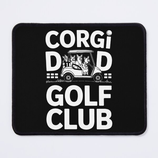 Item preview, Retro Corgi Dad Golf Club Cute Dog Swinging Golf Fathers Day designed and sold by BakeryDozen.
