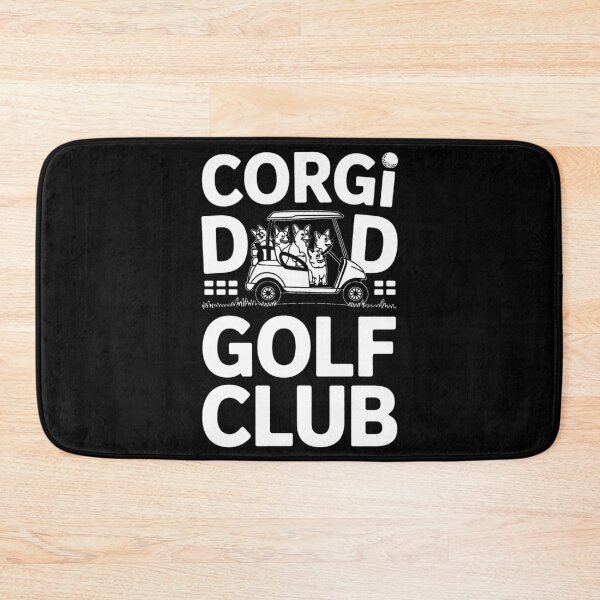 Item preview, Retro Corgi Dad Golf Club Cute Dog Swinging Golf Fathers Day designed and sold by BakeryDozen.