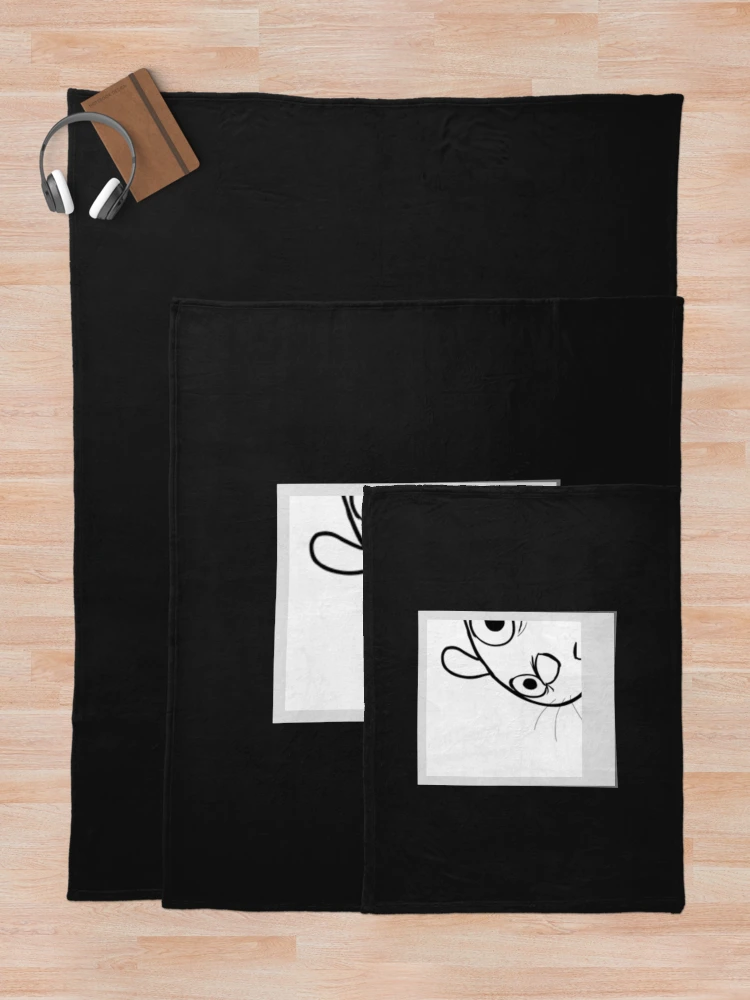 Thumbnail 5 of 6, Throw Blanket, Everyone Rabbit designed and sold by ClanRaeDesign.