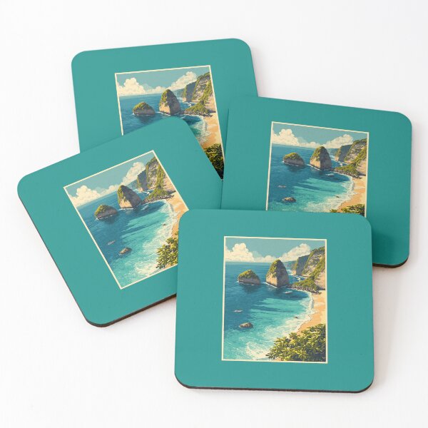 Item preview, Diamond Beach Bliss – Nusa Penida Island View designed and sold by Yogabyadeola.