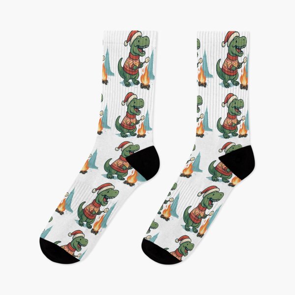 Item preview, Merry Christmas Dinosaur – Funny Reykjavik Dino Under Christmas Lights designed and sold by Globalcitytees.