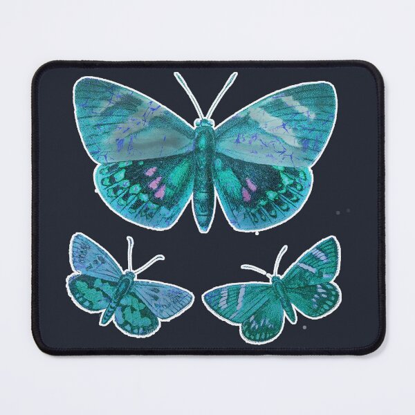 Item preview, Batik Butterflies Teal and Pink designed and sold by AuroraXGreen.