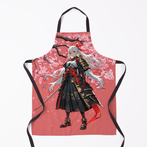 Item preview, Onna Bugeisha Under Cherry Blossom Tree – Anime Samurai Art designed and sold by Born to Isekai.