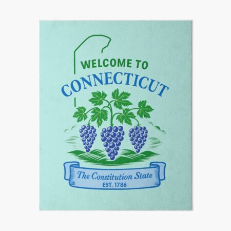 Item preview, Connecticut Vineyards – Constitution State Tribute designed and sold by KelontarinART.