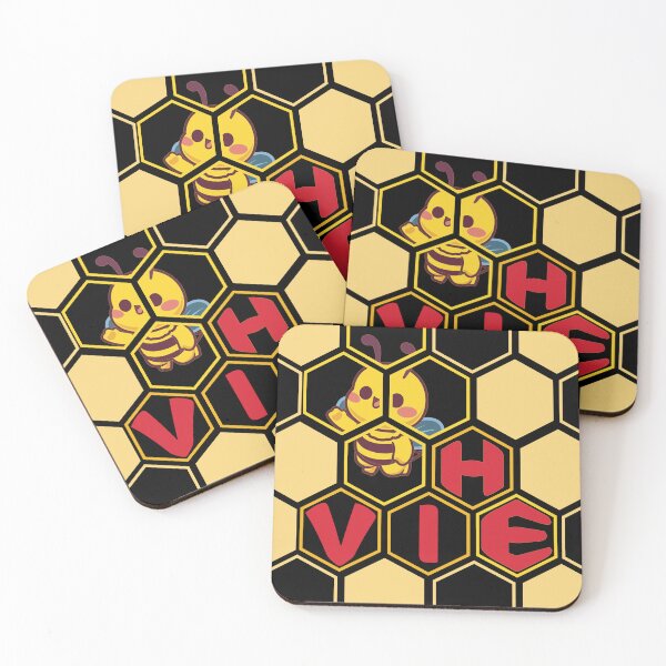 Item preview, Bee  |   Bee in Hive – Cartoon Honeycomb Design designed and sold by ManyVersee.