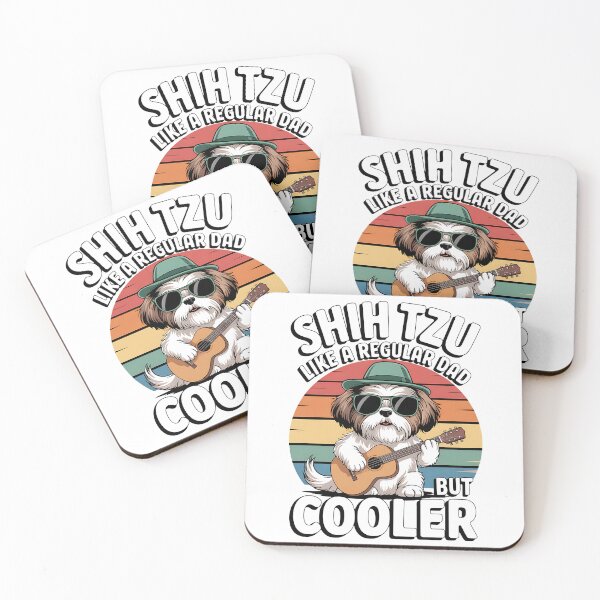Item preview, Shih Tzu Dad Funny Dog Dad Retro Gift for Shih Tzu lover designed and sold by BakeryDozen.