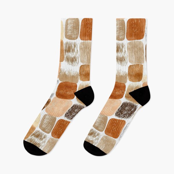 Item preview, Warm Geometric Pattern in Japandi Style Design designed and sold by Piotrek0001.