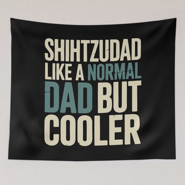 Item preview, Shih Tzu Dad Retro Funny Dog Lover Owner Father's Day designed and sold by BakeryDozen.