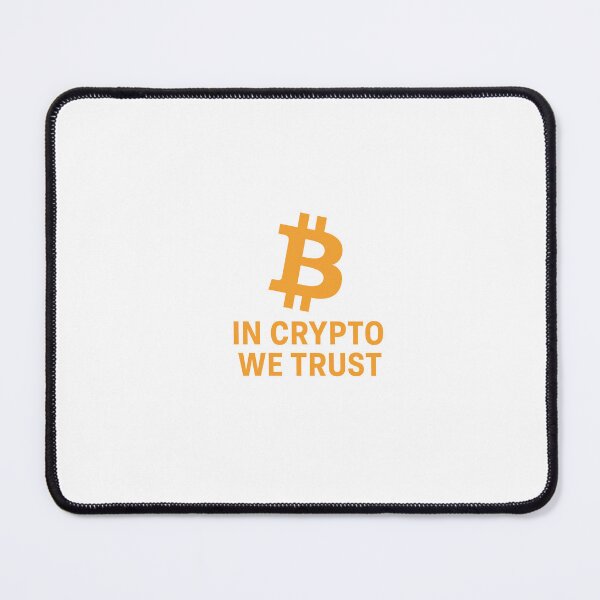 Item preview, Bitcoin - In Crypto We Trust designed and sold by Crypto Threads.
