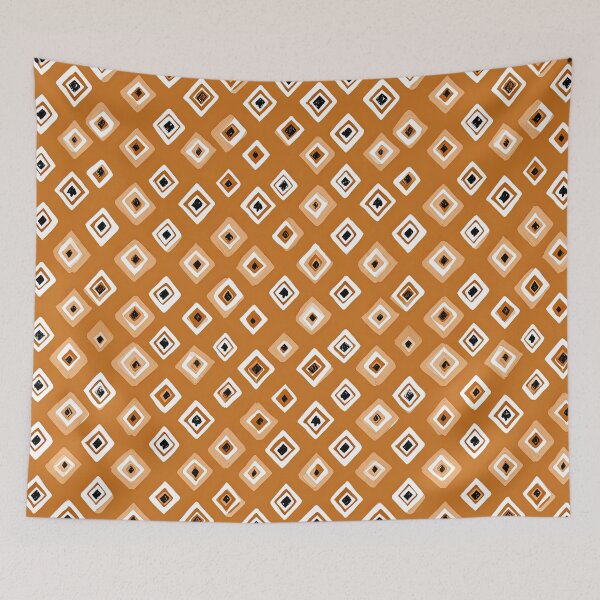 Item preview, Beige Harmony Squares with Minimalist Japandi Touch designed and sold by Piotrek0001.