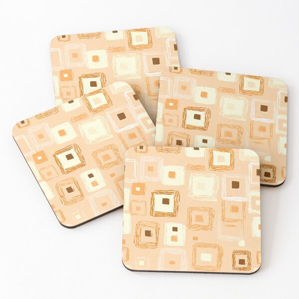 Item preview, Minimalist Warm Tiles in Japandi Inspired Grid designed and sold by Piotrek0001.