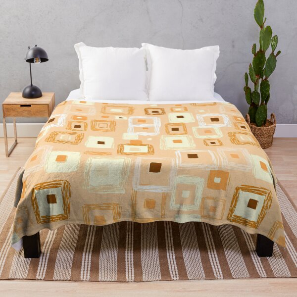 Item preview, Minimalist Warm Tiles in Japandi Inspired Grid designed and sold by Piotrek0001.
