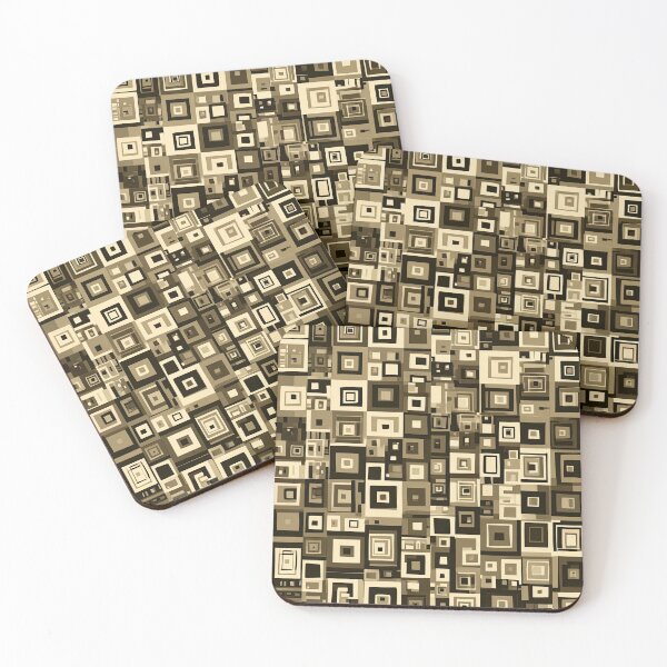 Item preview, Subtle Beige Grid with Japandi Style Influence designed and sold by Piotrek0001.