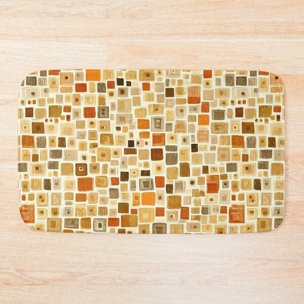Item preview, Organic Japandi Grid with Warm Modern Shapes designed and sold by Piotrek0001.