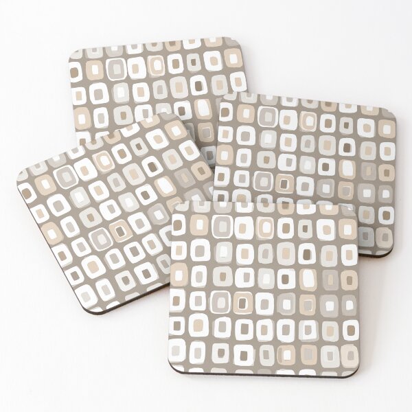 Item preview, Graphic Square Repetition in Japandi Colorway designed and sold by Piotrek0001.