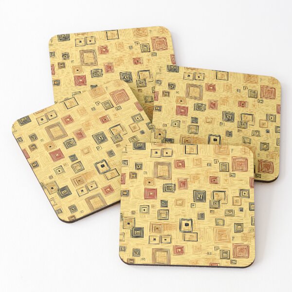Item preview, Warm Balanced Tiles in Calm Japandi Palette designed and sold by Piotrek0001.