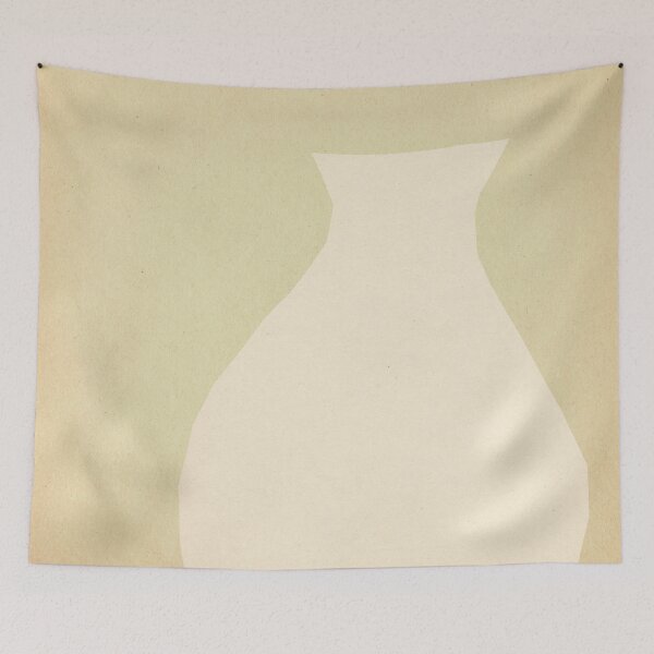Item preview, Greenish vase silhouette designed and sold by WhalesWay.
