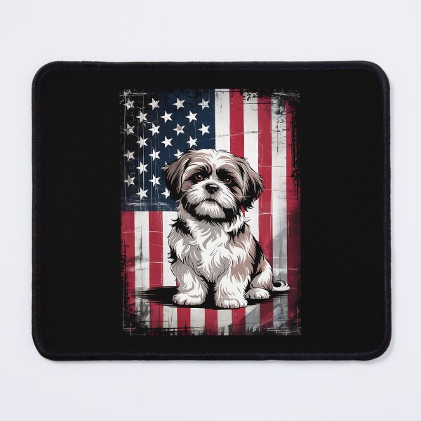 Item preview, Shih Tzu Dog Dad 4th of July Patriotic USA Independence Day designed and sold by BakeryDozen.