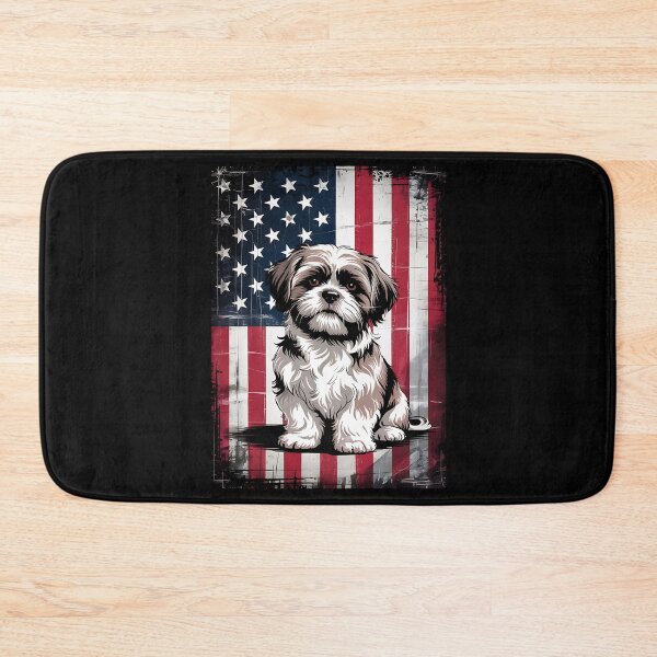 Item preview, Shih Tzu Dog Dad 4th of July Patriotic USA Independence Day designed and sold by BakeryDozen.