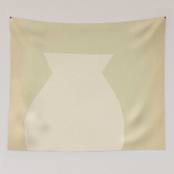 Item preview, Greenish vase silhouette designed and sold by WhalesWay.