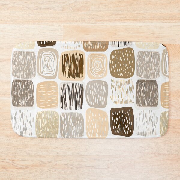 Item preview, Japandi Influence with Beige Square Repetition designed and sold by Piotrek0001.