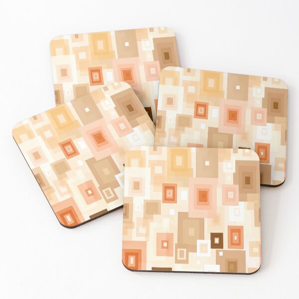 Item preview, Harmony in Beige with Subtle Japandi Geometry designed and sold by Piotrek0001.