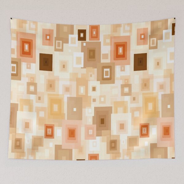 Item preview, Harmony in Beige with Subtle Japandi Geometry designed and sold by Piotrek0001.