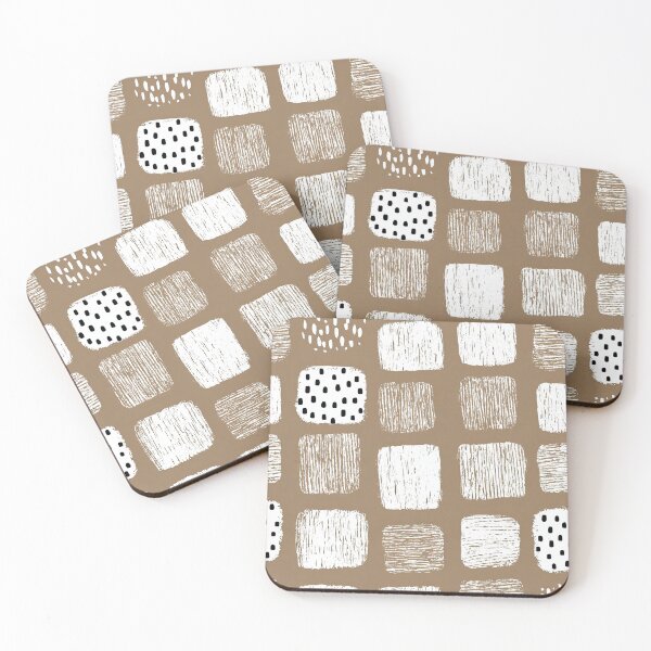 Item preview, Symmetrical Japandi Squares in Muted Tones designed and sold by Piotrek0001.