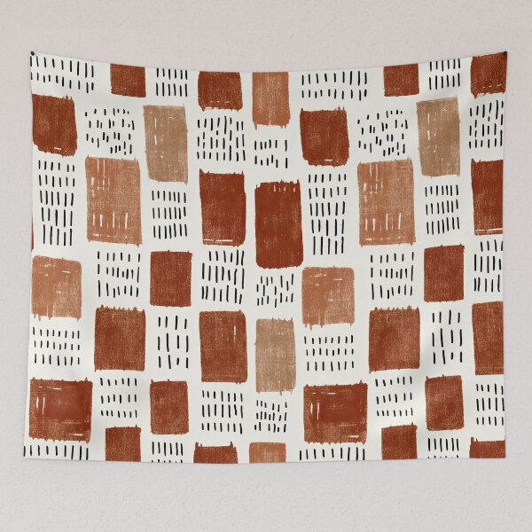 Item preview, Japandi Calmness in Abstract Tiled Formation designed and sold by Piotrek0001.