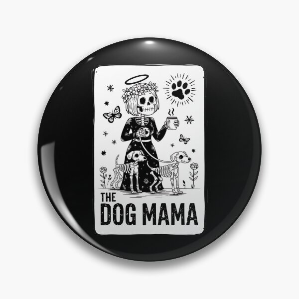 Item preview, The Dog Mama Tarot Card Pet Lover Happy Mother's Day designed and sold by BakeryDozen.