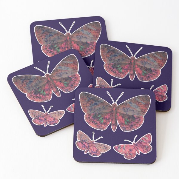Item preview, Batik Butterflies Red Rose designed and sold by AuroraXGreen.