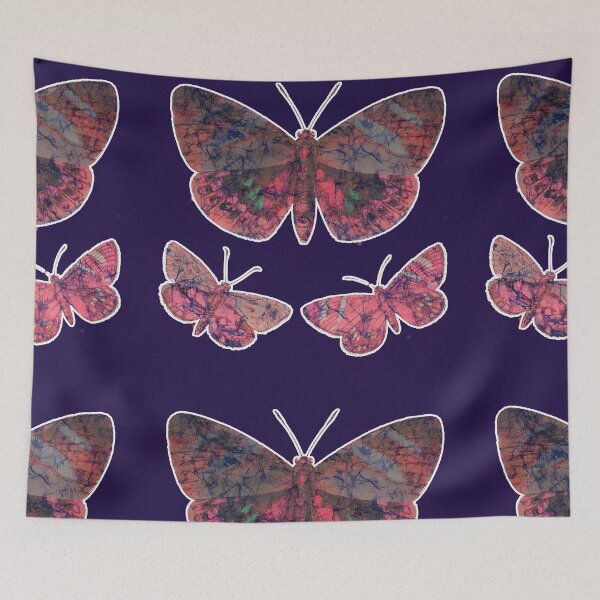 Item preview, Batik Butterflies Red Rose designed and sold by AuroraXGreen.