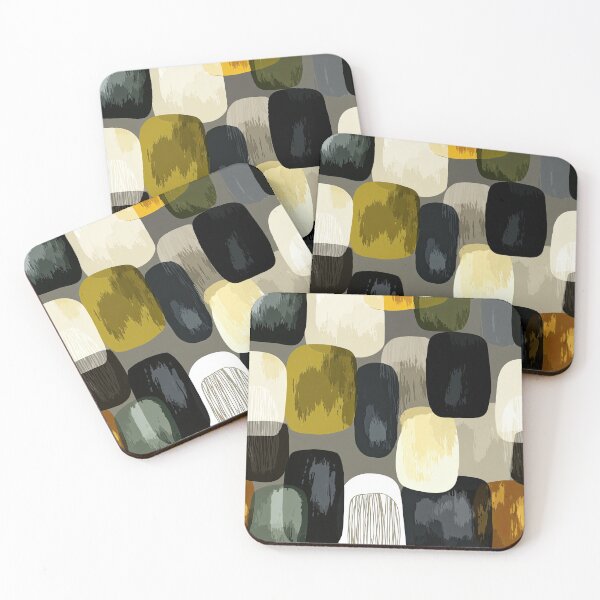 Item preview, Subtle Japandi Repeats in Warm Modern Palette designed and sold by Piotrek0001.