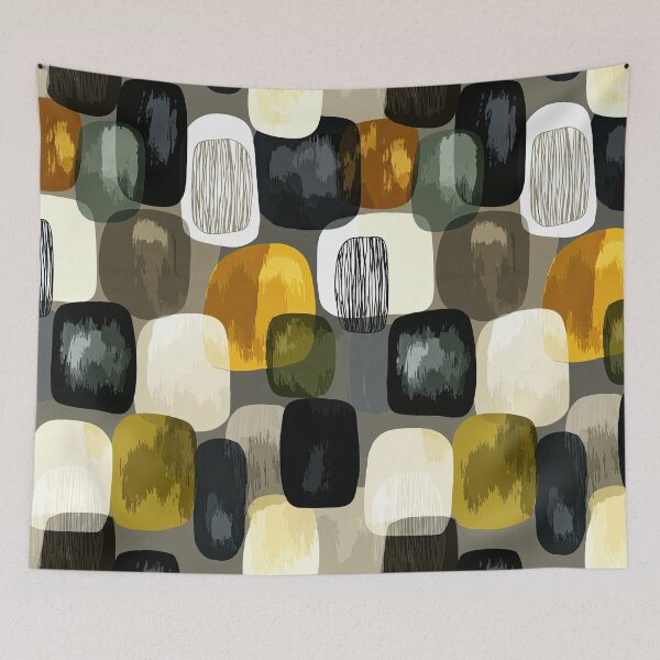 Item preview, Subtle Japandi Repeats in Warm Modern Palette designed and sold by Piotrek0001.