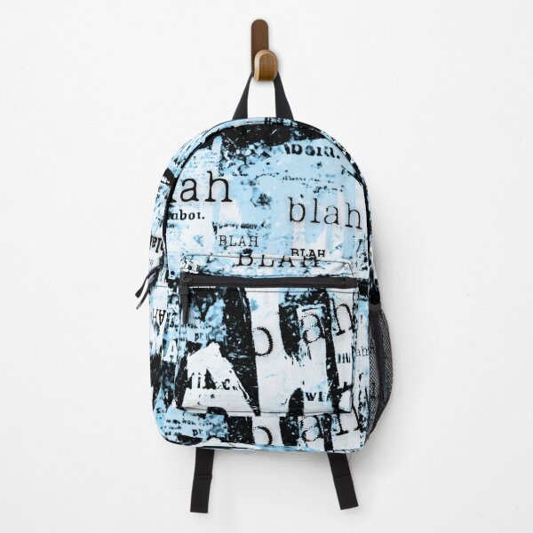 Item preview, Blah!, blue graffiti style graphic, pop-art vibe designed and sold by silent-violin.