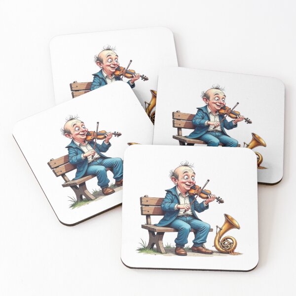 Item preview,  The Happy Fiddler & the Wobbly Tuba designed and sold by artistmagicshop.