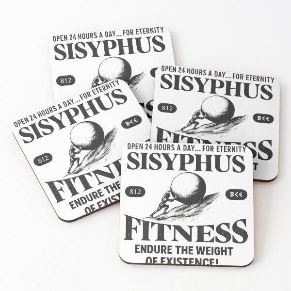 Item preview, Sisyphus Fitness - Satirical Greek Myth Gym Design designed and sold by haitrieuic96.