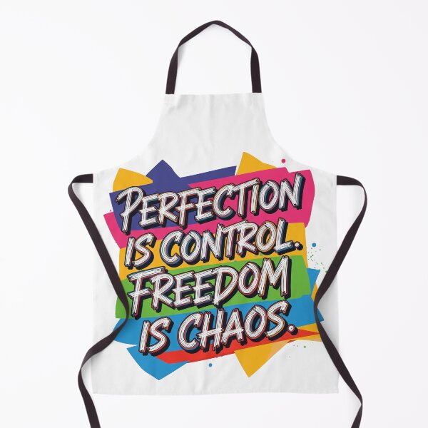 Item preview, Dystopian Quote Typography Perfection is Control Freedom is Chaos designed and sold by Elizarfa.